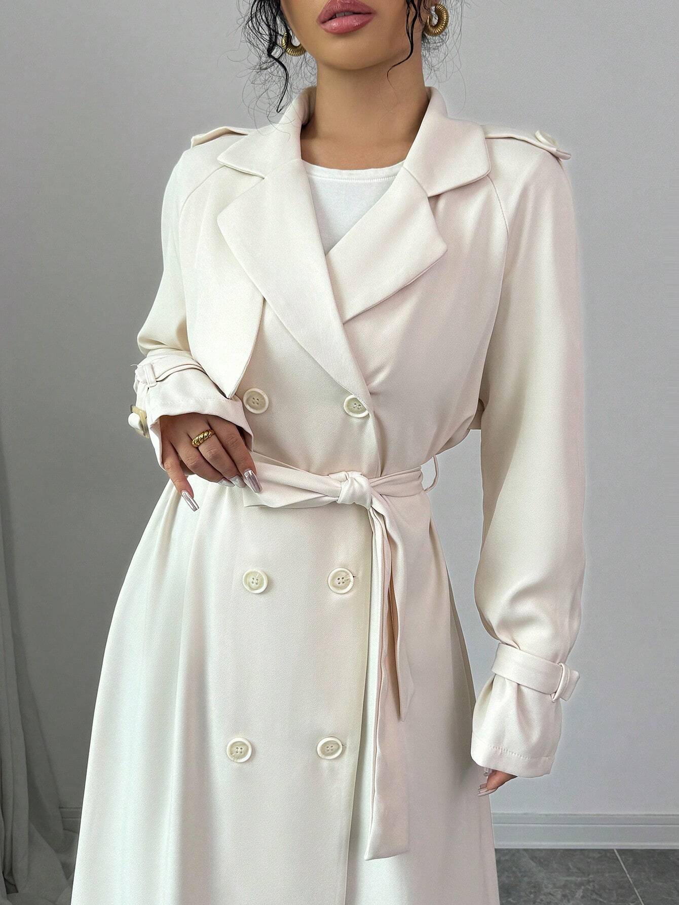 Elegant Trenchcoat - Elegante Lange Jas